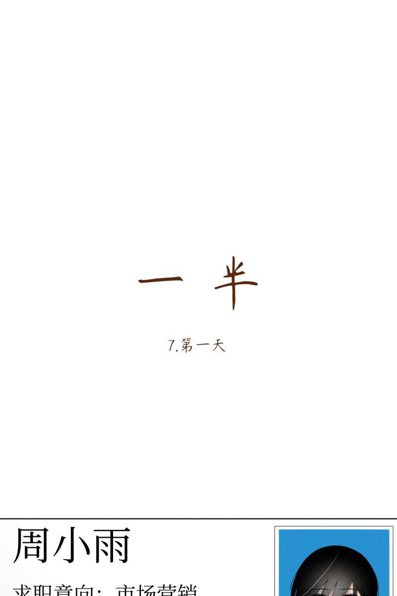 一半韩漫全集-[第7话] 第一天无删减无遮挡章节图片 