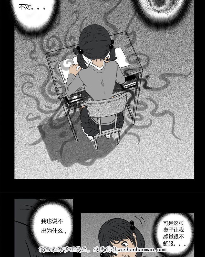西陵学院灵异短篇集韩漫全集-1_书桌(一)无删减无遮挡章节图片 
