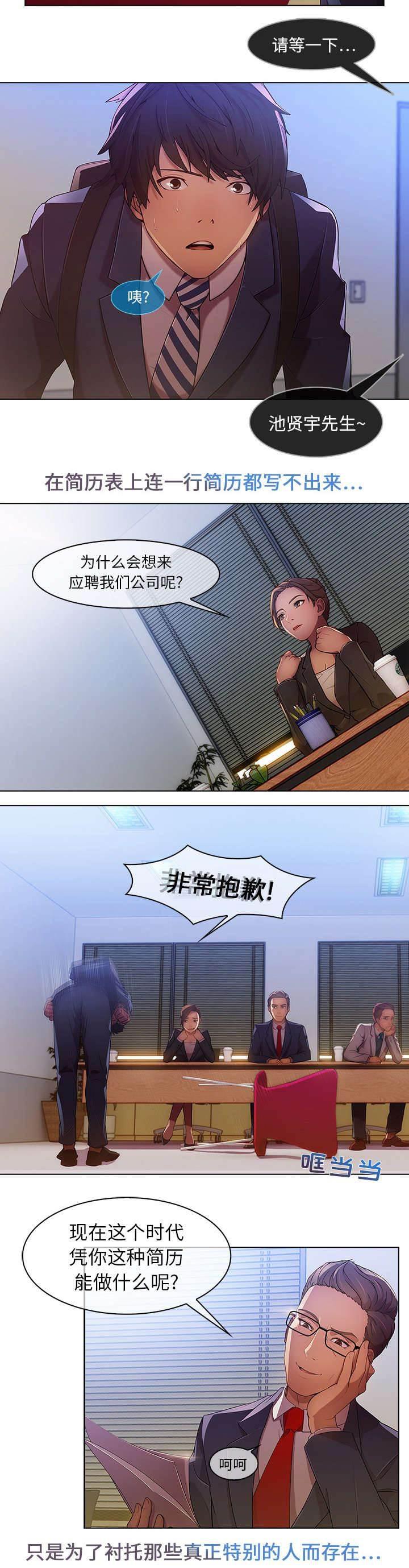总裁管家韩漫全集-第1话 不堪的面试无删减无遮挡章节图片 