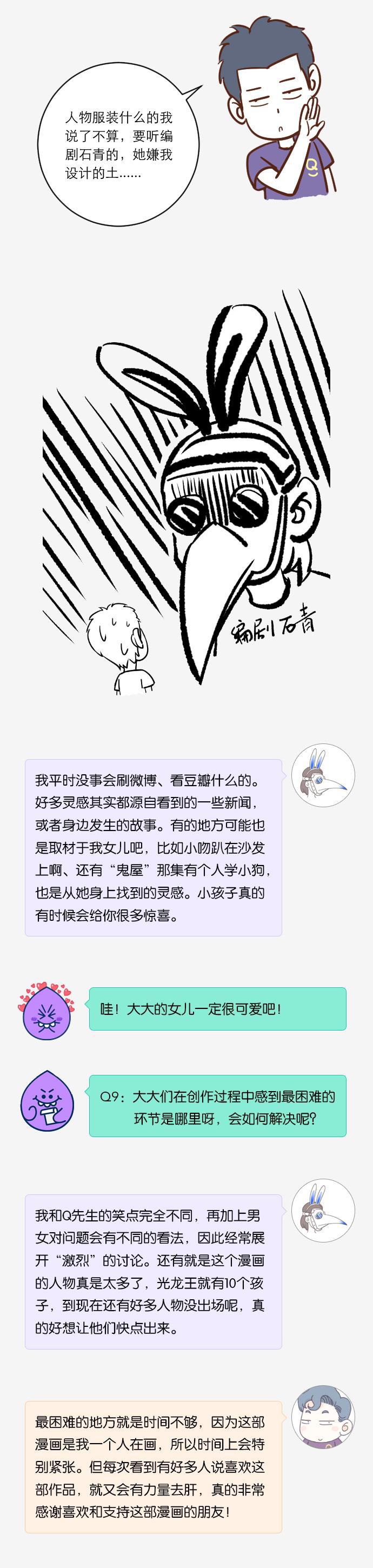 我的ID是咚漫作家韩漫全集-[第31问]《我是龙王私生女?!》作家访谈无删减无遮挡章节图片 