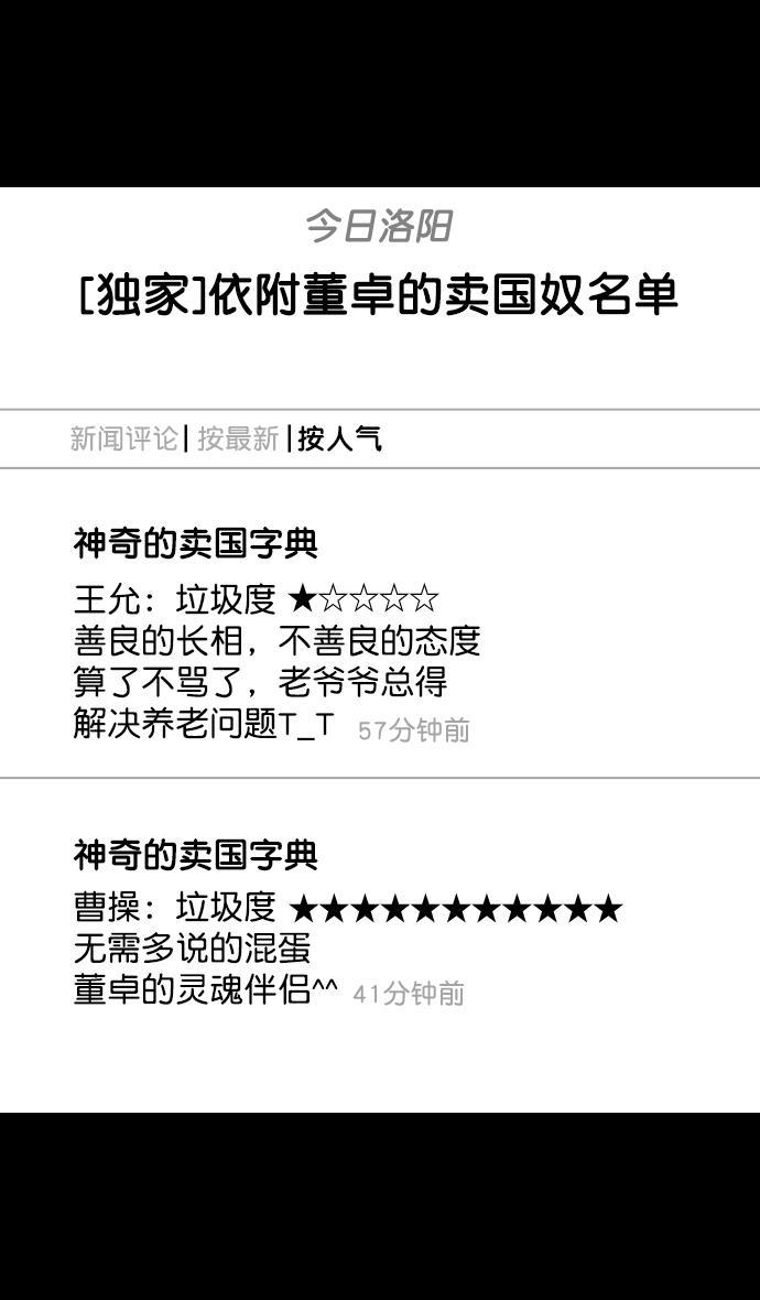 工口漫画韩漫全集-[第71话] 反董卓联盟&mdash;王允的招待无删减无遮挡章节图片 