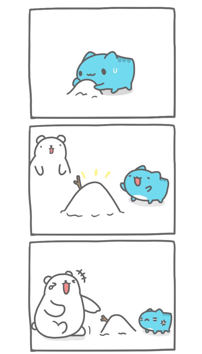 7k7k漫画韩漫全集-[第159话] 堆雪人无删减无遮挡章节图片 