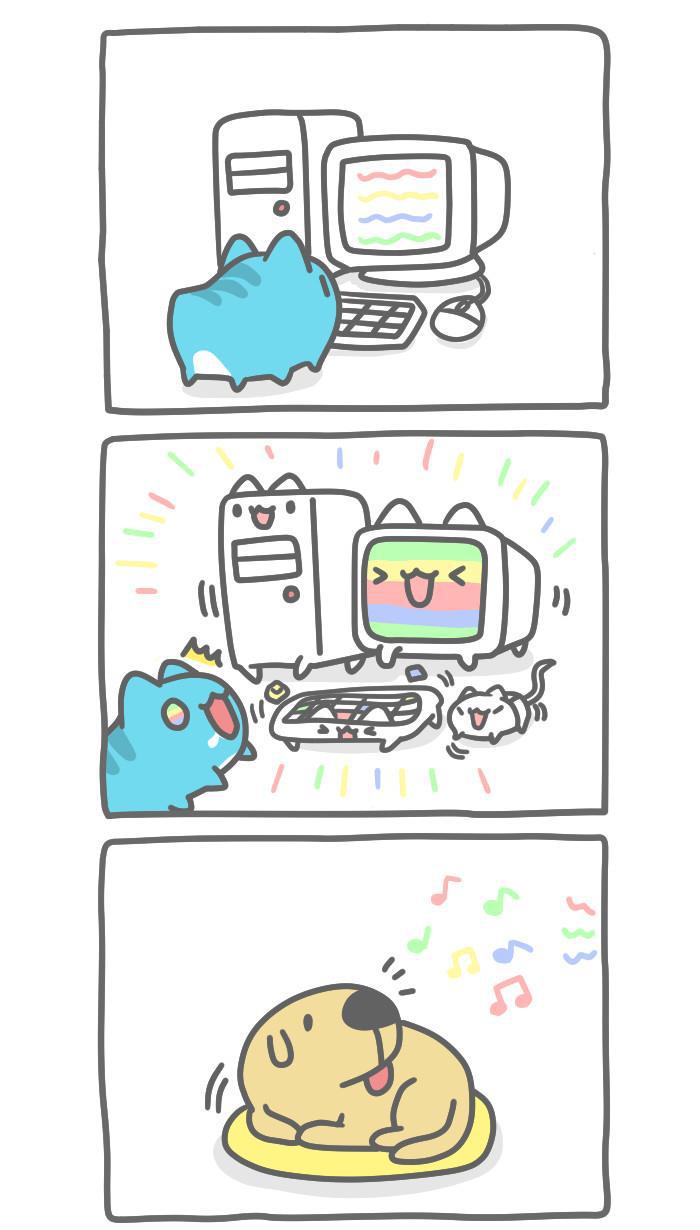 7k7k漫画韩漫全集-[第303话] 猫猫电脑病毒无删减无遮挡章节图片 