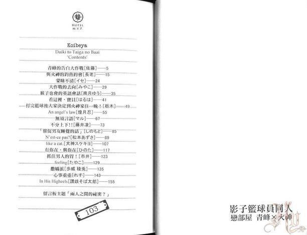 影子篮球员同人(恋部屋)青峰×火神[耽美]韩漫全集-第1话无删减无遮挡章节图片 