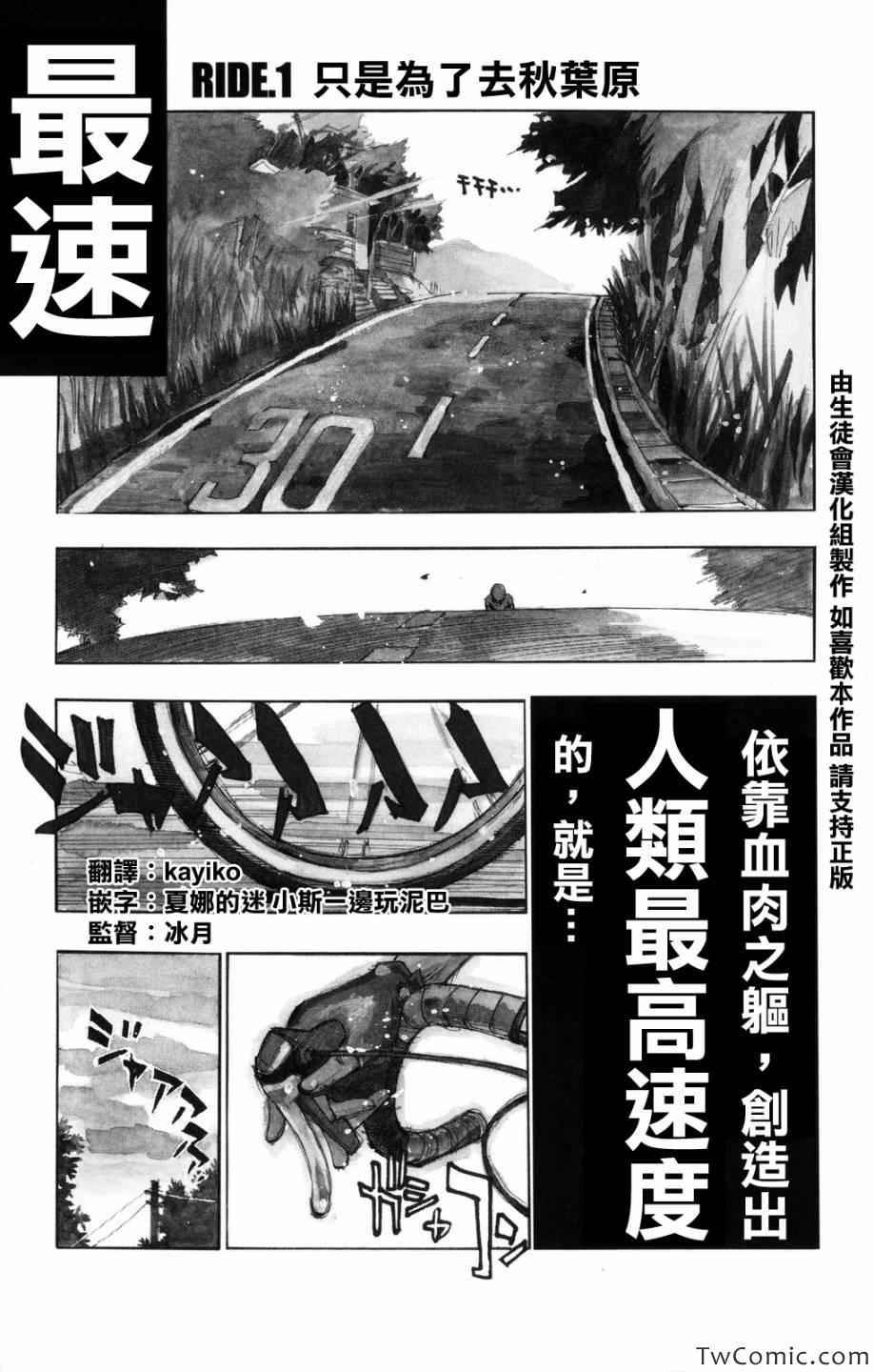 飙速宅男 SPARE BIKE韩漫全集-第1话无删减无遮挡章节图片 