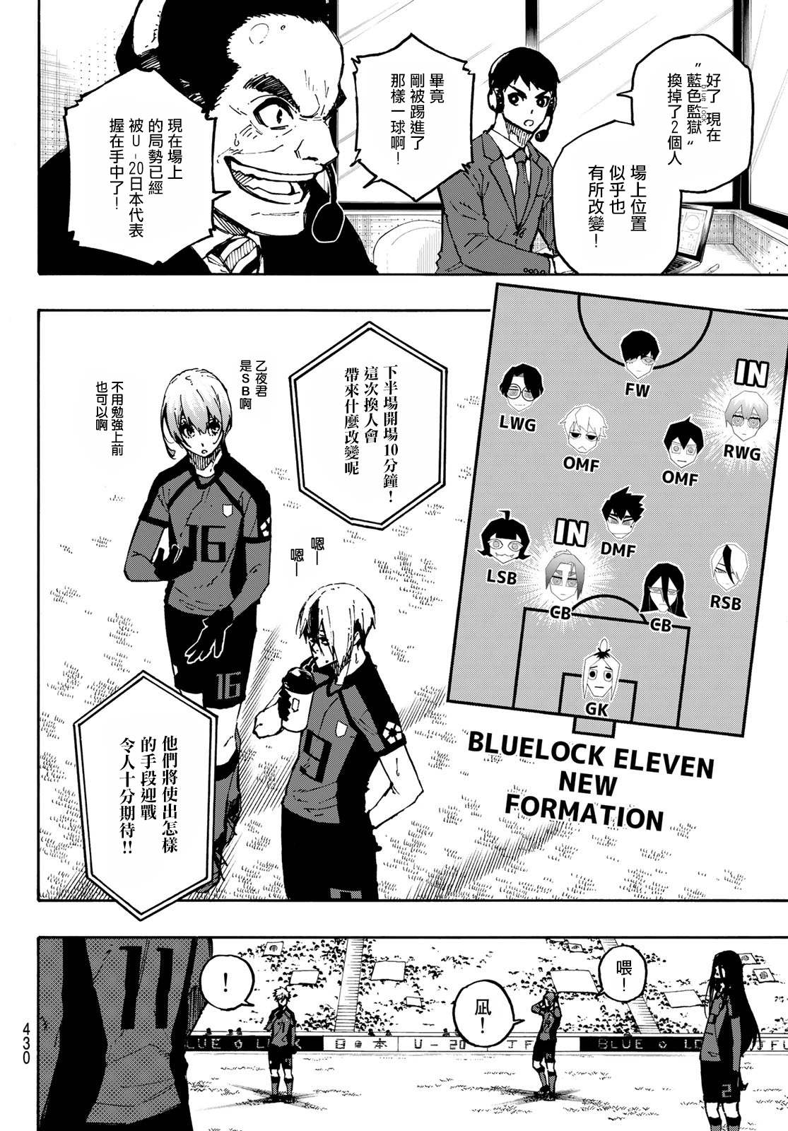 BLUE LOCK韩漫全集-第128话 交替戏码无删减无遮挡章节图片 
