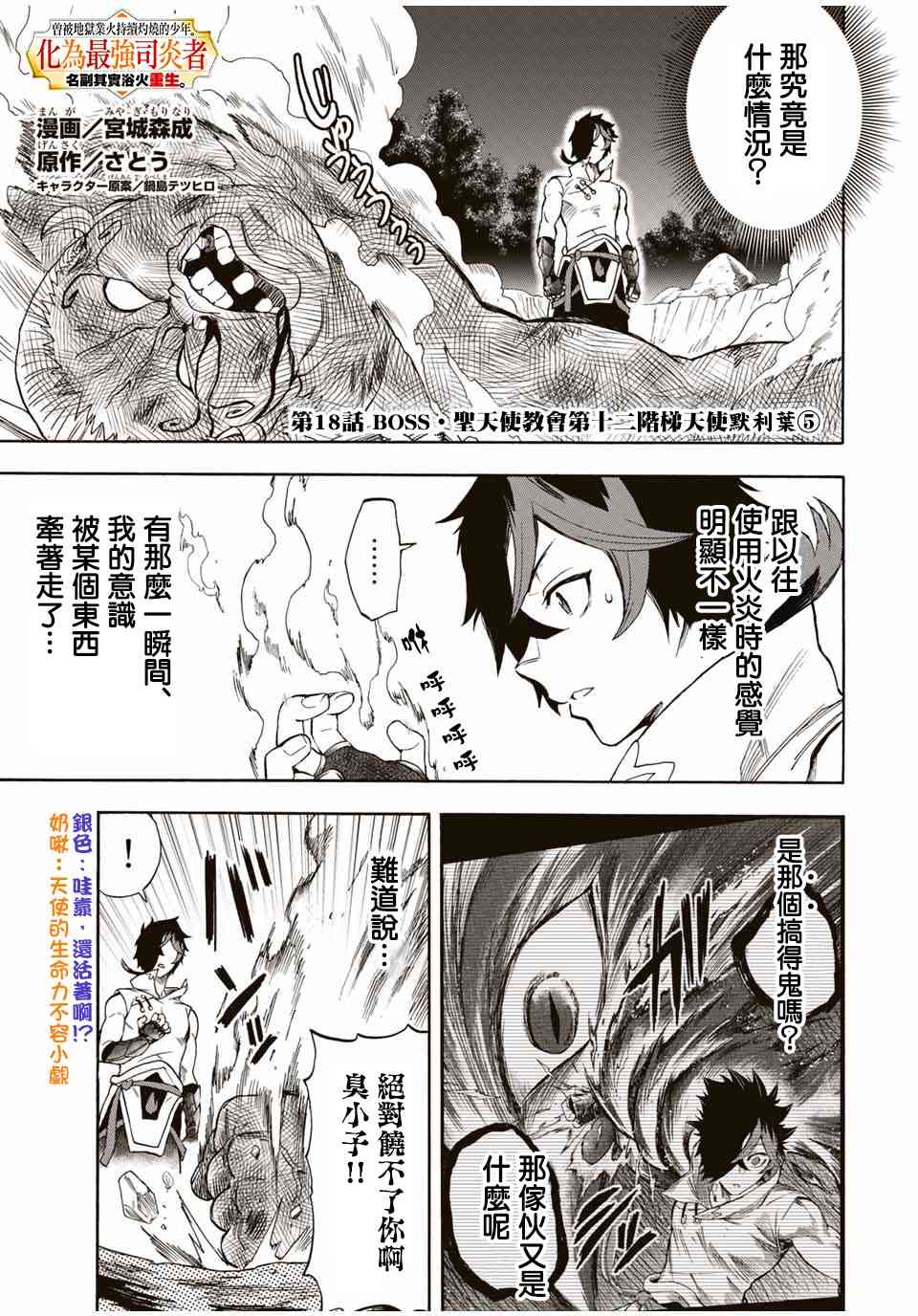 曾被地狱业火持续灼烧的少年。化为最强司炎者名副其实浴火重生。韩漫全集-18话无删减无遮挡章节图片 