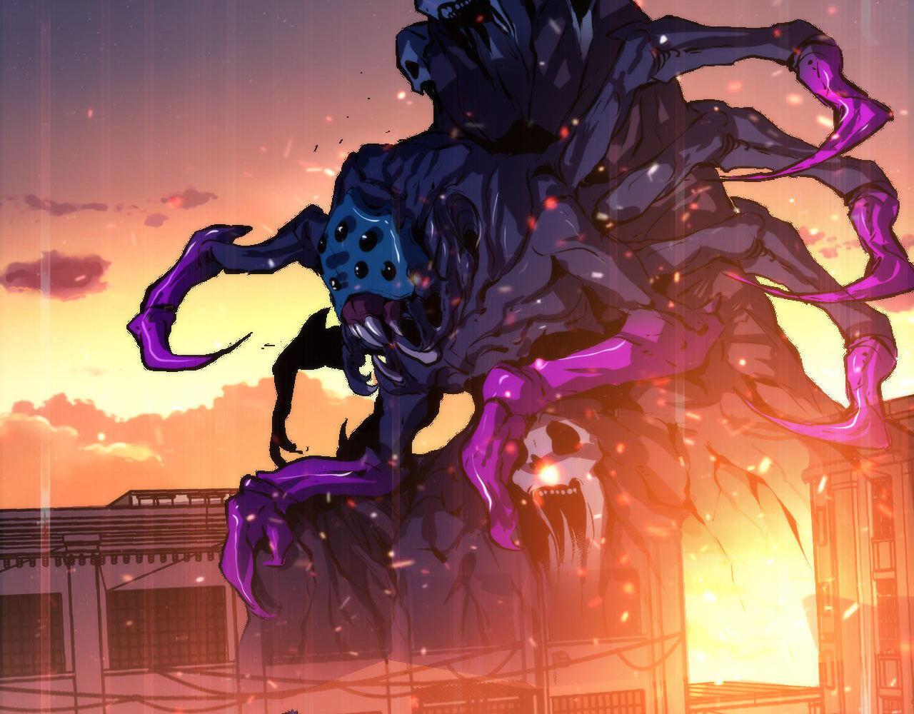 成为克苏鲁神主韩漫全集-第106话 神主显圣！蜘蛛来袭无删减无遮挡章节图片 