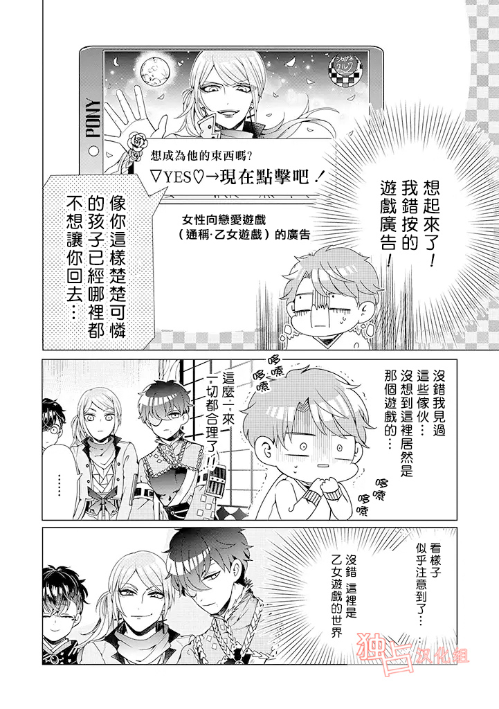 穿越到乙女游戏世界的我♂韩漫全集-第1话无删减无遮挡章节图片 