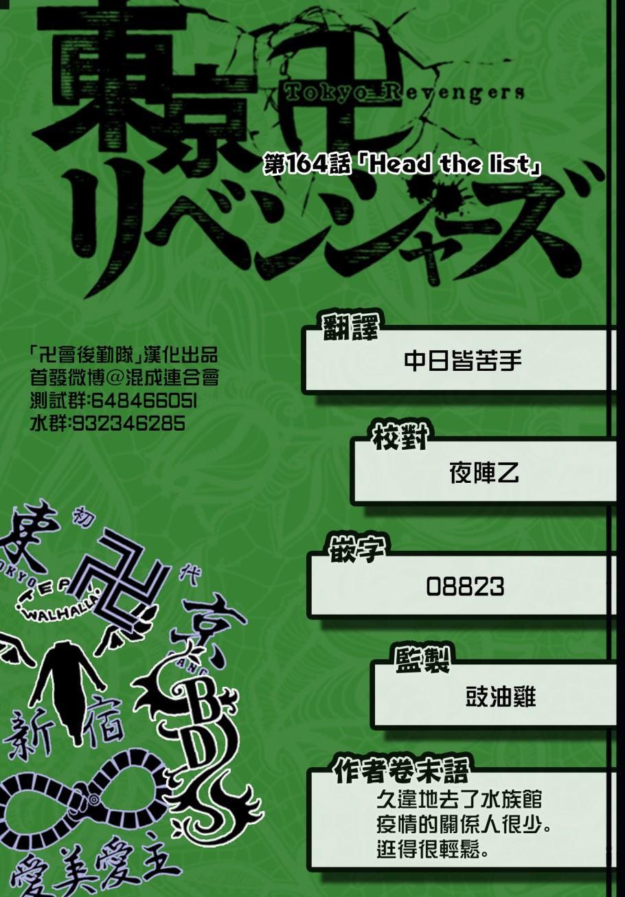 东京复仇者韩漫全集-第164话 Head the list无删减无遮挡章节图片 