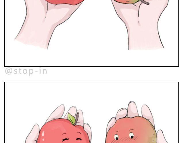 嗨，我喜欢你韩漫全集-脸红的苹果无删减无遮挡章节图片 