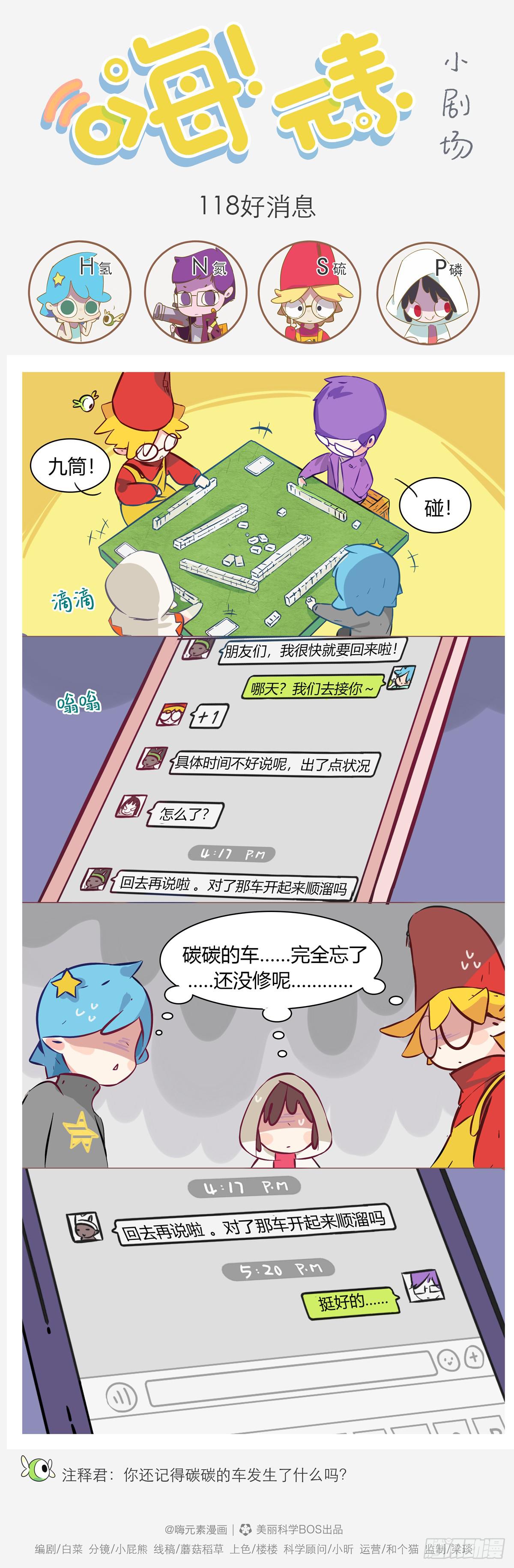嗨！元素小剧场韩漫全集-好消息？无删减无遮挡章节图片 