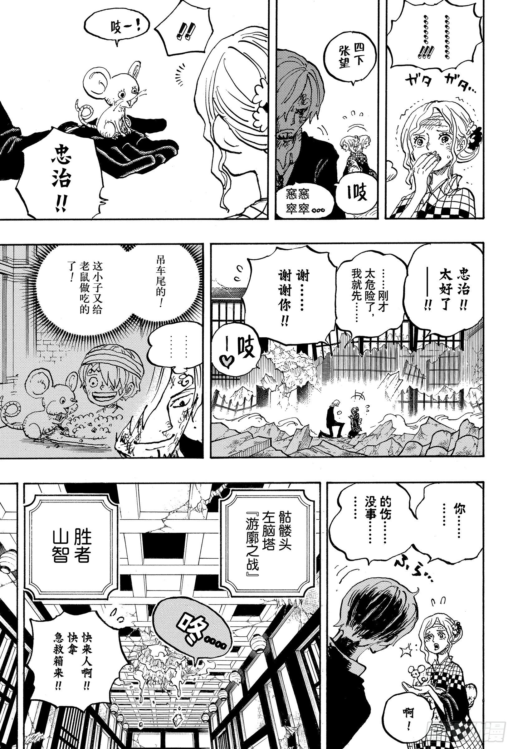 航海王韩漫全集-第1035话 佐罗VS烬无删减无遮挡章节图片 