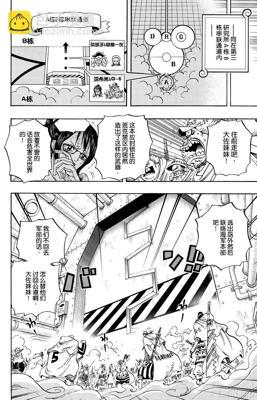航海王韩漫全集-第680话 海军G-基地长『鬼竹维尔高』无删减无遮挡章节图片 