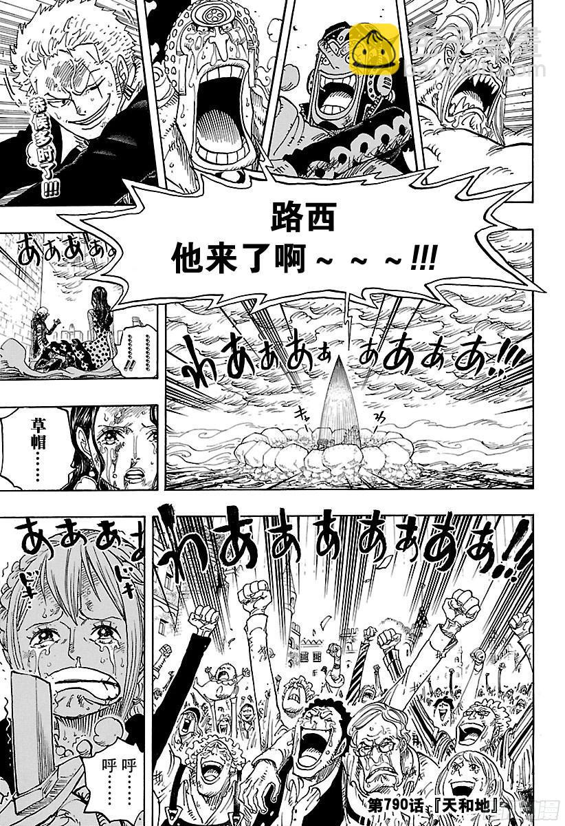 航海王韩漫全集-第790话 天和地无删减无遮挡章节图片 