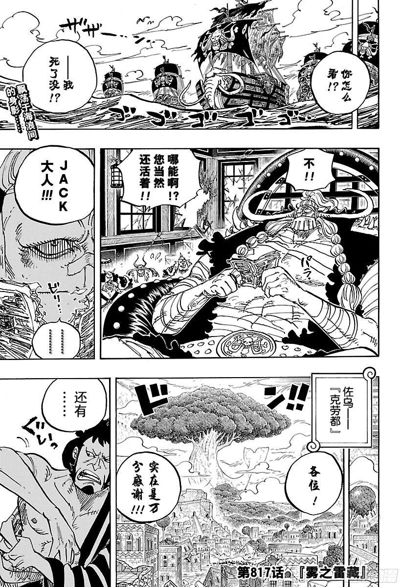 航海王韩漫全集-第816话 犬 VS猫无删减无遮挡章节图片 