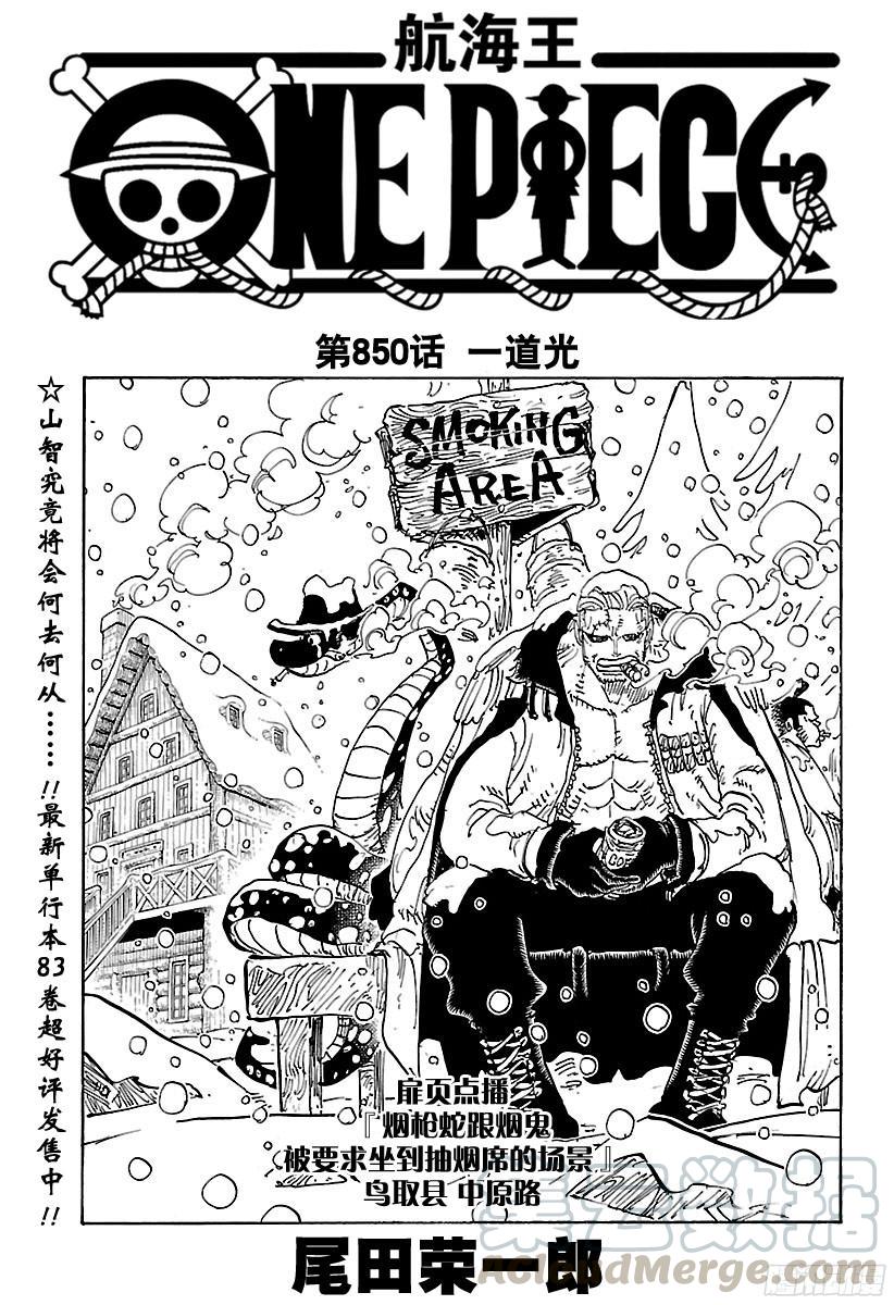 航海王韩漫全集-第850话 一道光无删减无遮挡章节图片 