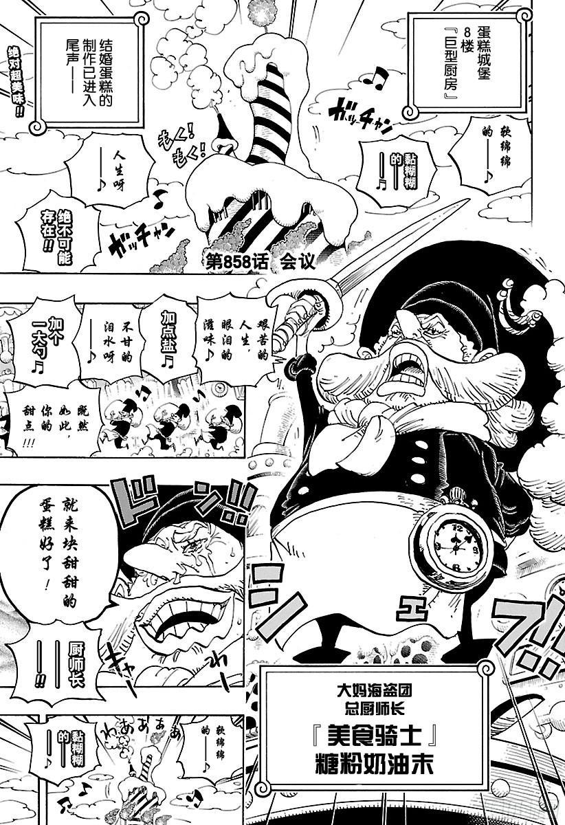 航海王韩漫全集-第858话 会议无删减无遮挡章节图片 