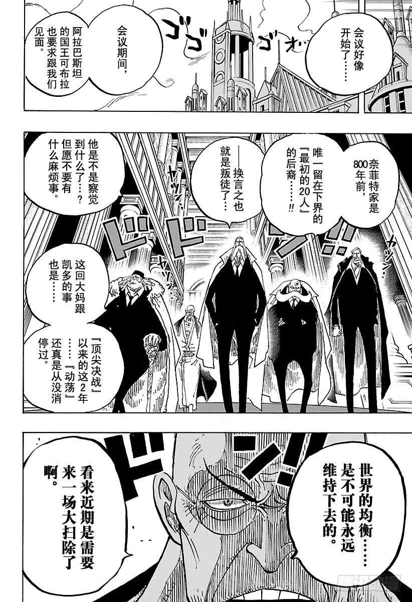 航海王韩漫全集-第908话 世界会议开幕无删减无遮挡章节图片 