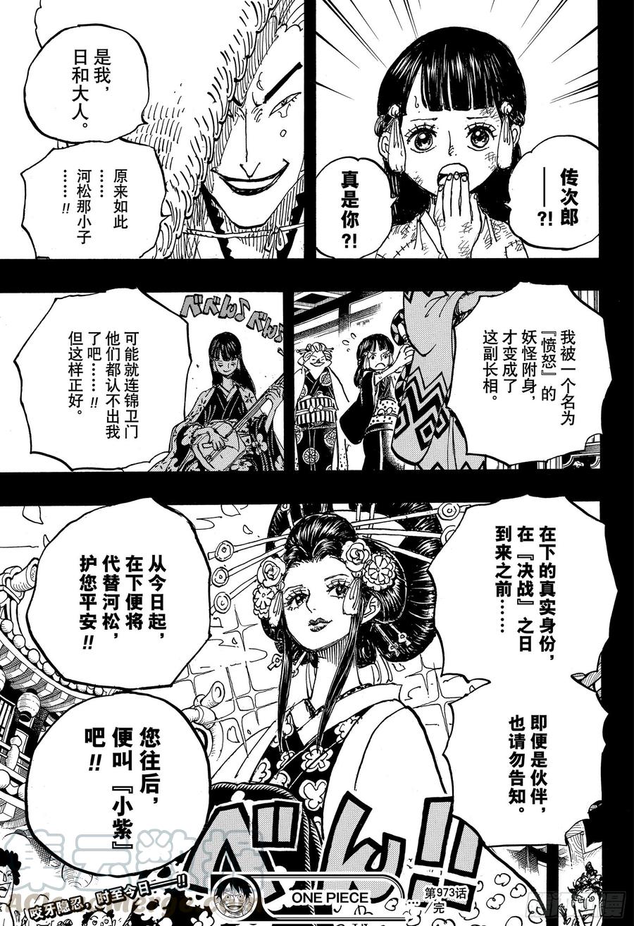 航海王韩漫全集-第973话 光月一族无删减无遮挡章节图片 