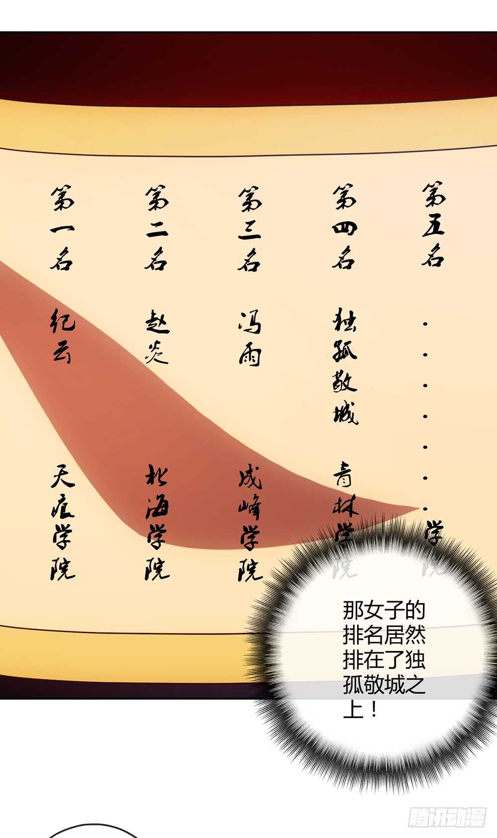 鸿天神尊韩漫全集-第57话：比赛排名~无删减无遮挡章节图片 