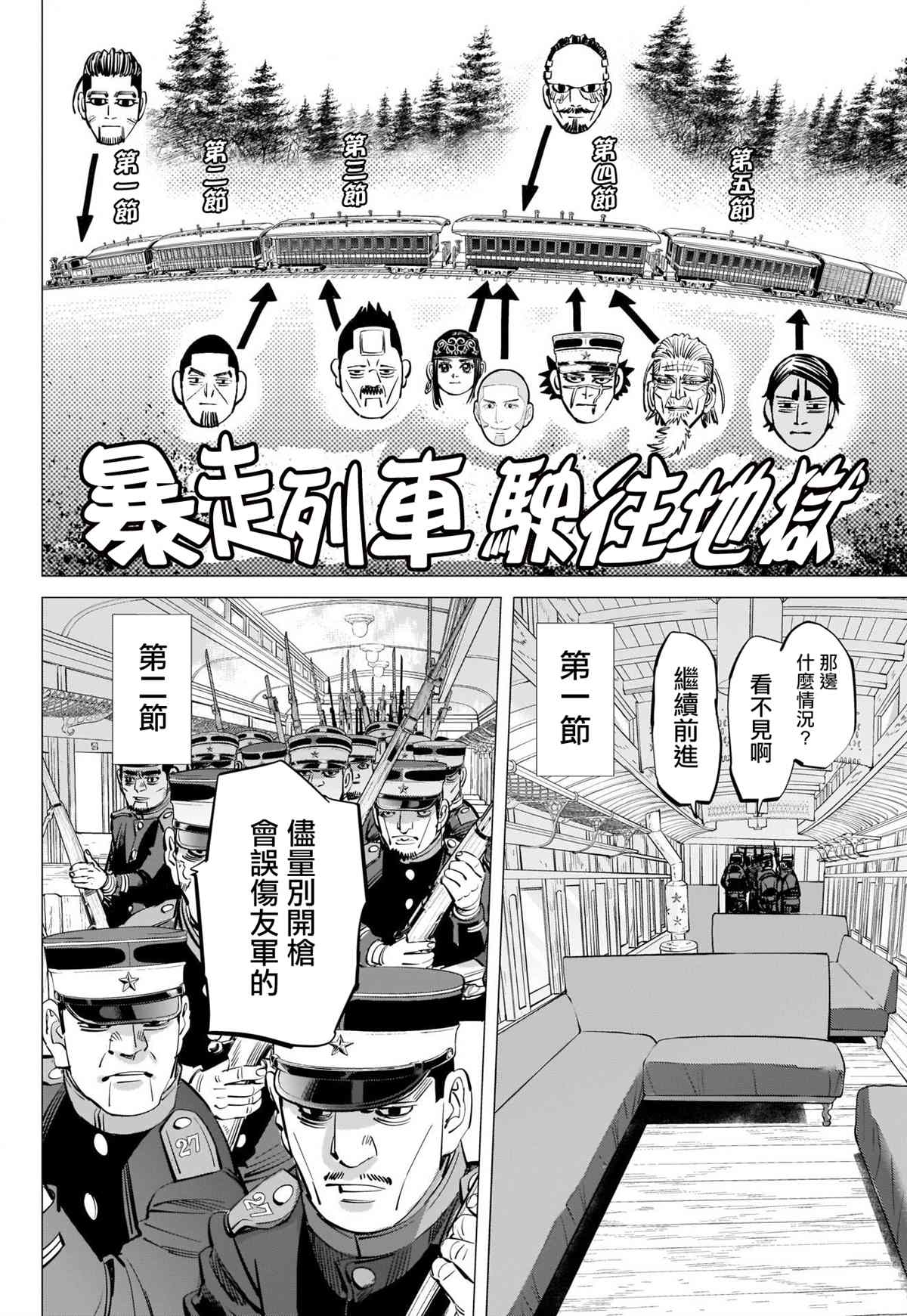 黄金神威韩漫全集-第303话 暴走列车无删减无遮挡章节图片 