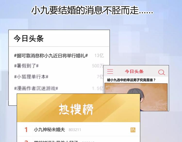 捡到只小狐狸韩漫全集-番外2 小九神秘恋人大调查无删减无遮挡章节图片 