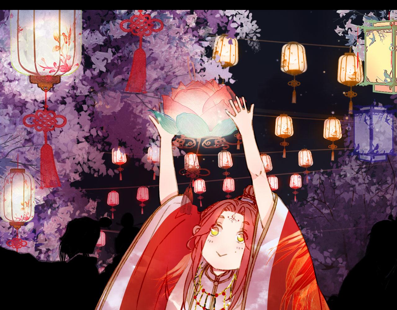 梦未几已千年韩漫全集-第125话 情灯节无删减无遮挡章节图片 