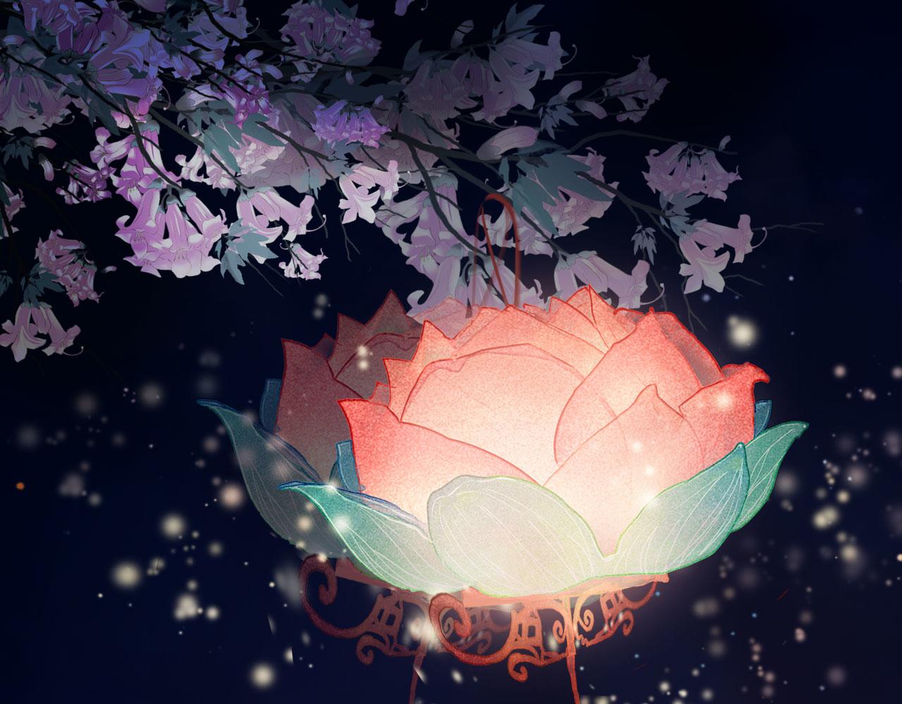 梦未几已千年韩漫全集-第125话 情灯节无删减无遮挡章节图片 