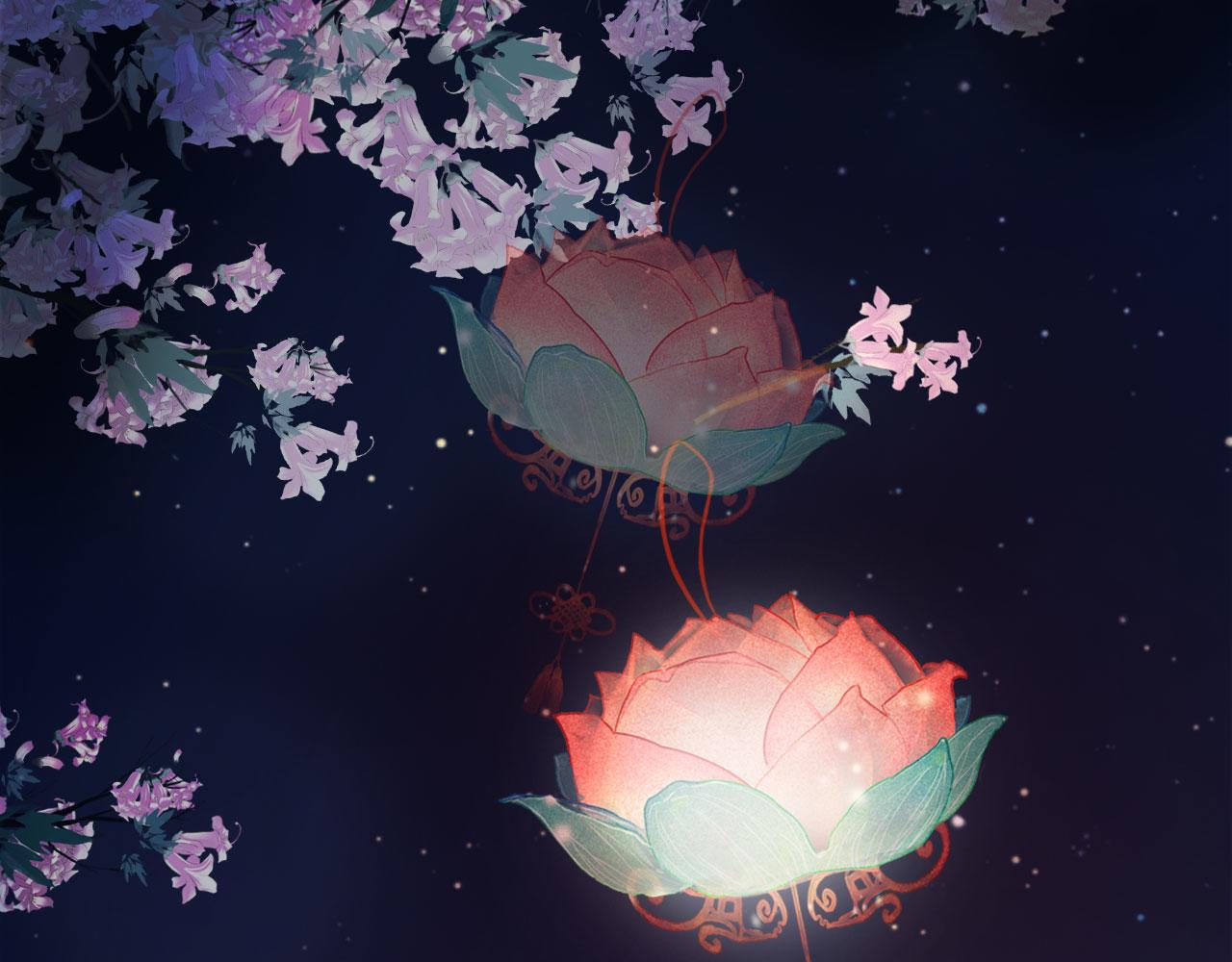 梦未几已千年韩漫全集-第125话 情灯节无删减无遮挡章节图片 