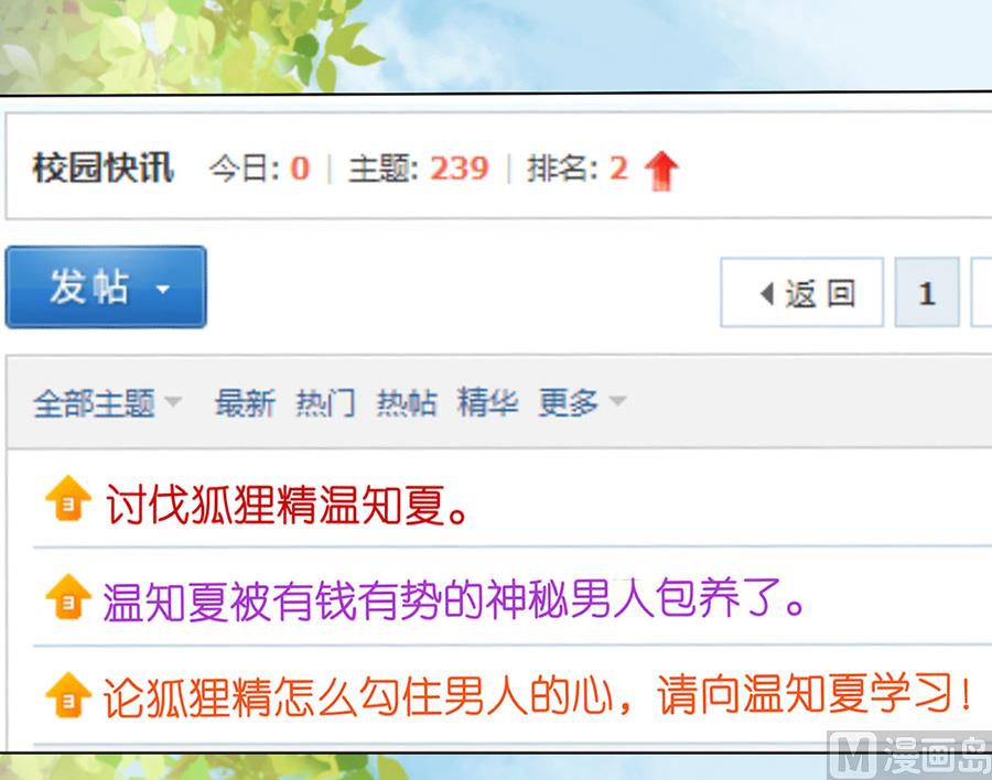 蜜桃恋人之烈爱知夏韩漫全集-第178话 在教室被围堵无删减无遮挡章节图片 