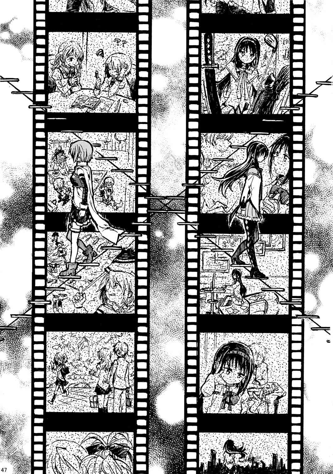 魔法少女小圆 [新篇] 叛逆的物语韩漫全集-(C85)暁美ほむらが転校したら鹿目まどかが死んでいた話无删减无遮挡章节图片 