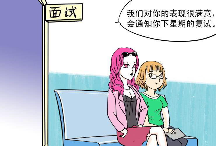 女屌丝的爱情韩漫全集-二 面试无删减无遮挡章节图片 
