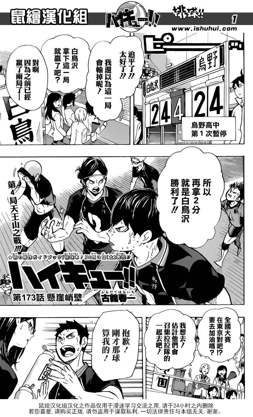 排球少年!!韩漫全集-第173话无删减无遮挡章节图片 