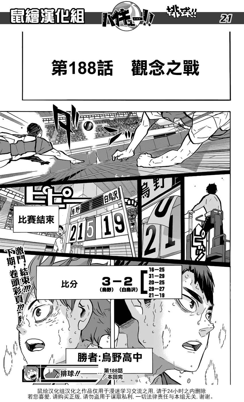 排球少年!!韩漫全集-第188话无删减无遮挡章节图片 