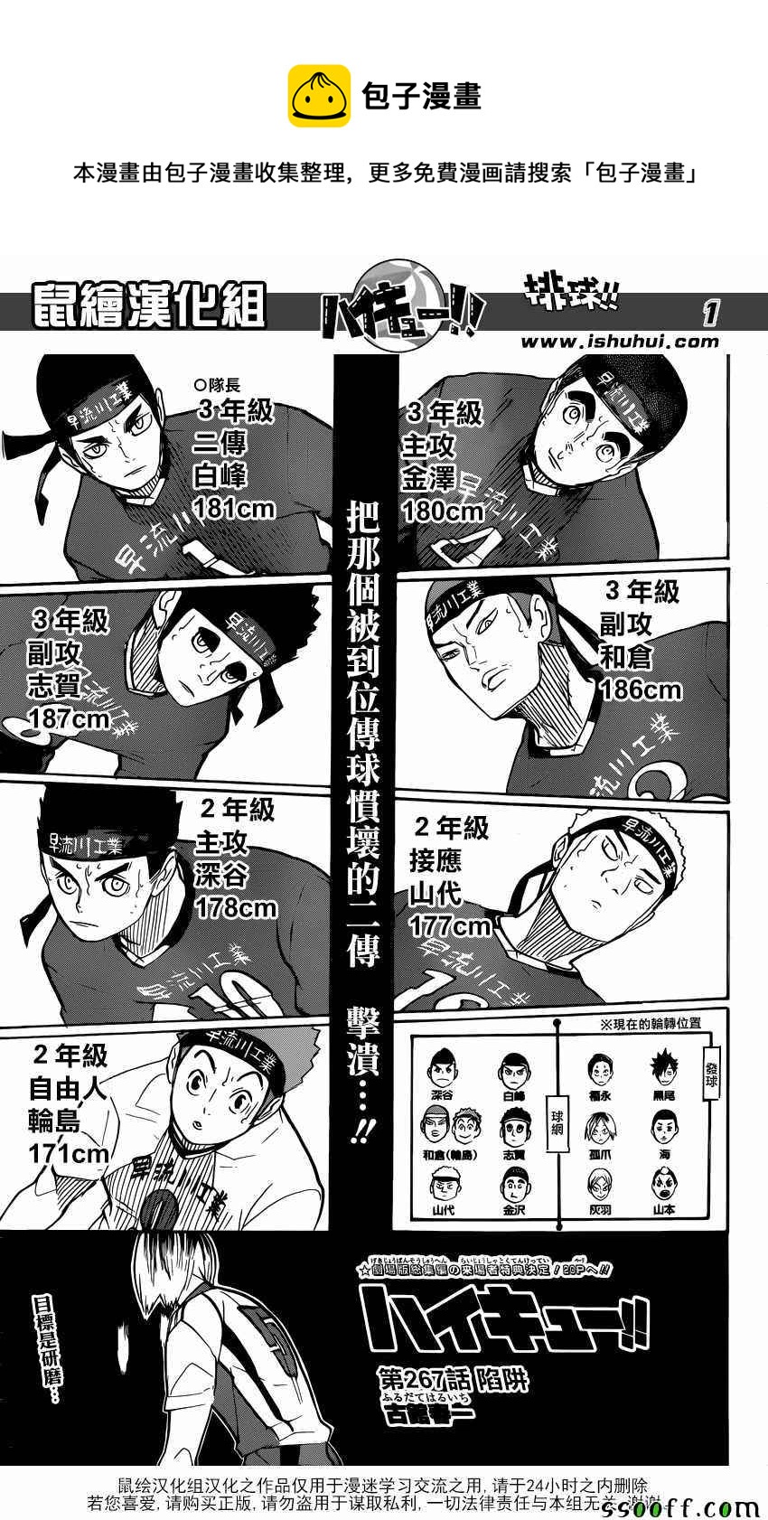 排球少年!!韩漫全集-第267话无删减无遮挡章节图片 