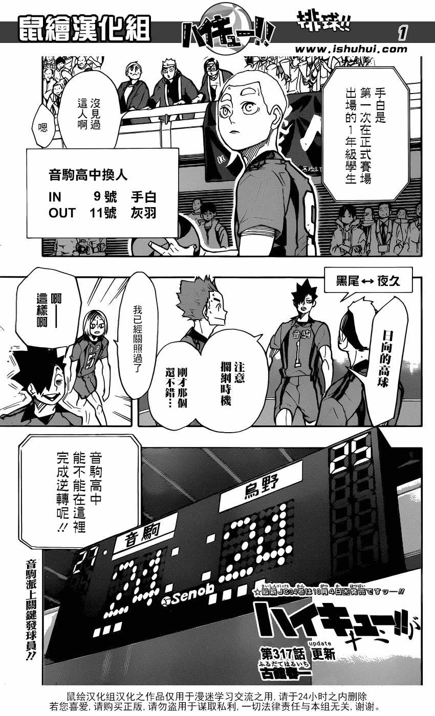 排球少年!!韩漫全集-第317话无删减无遮挡章节图片 