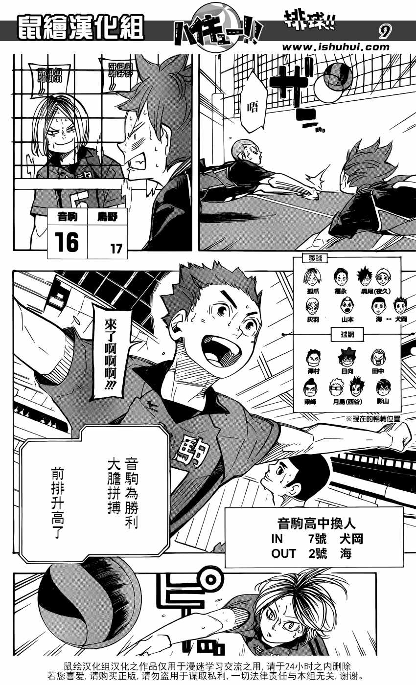 排球少年!!韩漫全集-第322话无删减无遮挡章节图片 