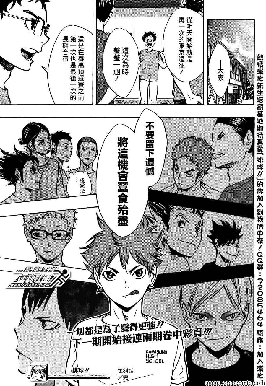 排球少年!!韩漫全集-第84话无删减无遮挡章节图片 