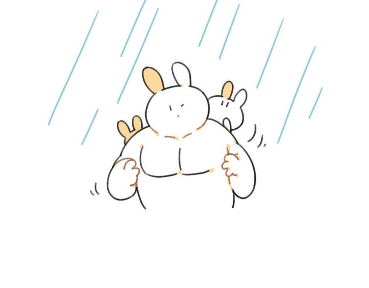 破耳兔韩漫全集-第40话：雨天不怕，我有花花无删减无遮挡章节图片 