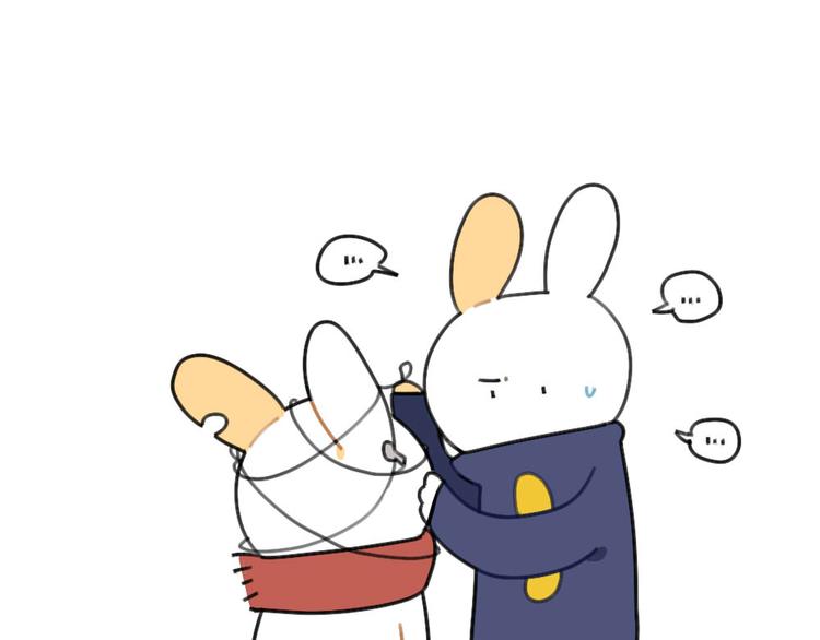 破耳兔韩漫全集-第63话：耳机线缠住，真的很难无删减无遮挡章节图片 