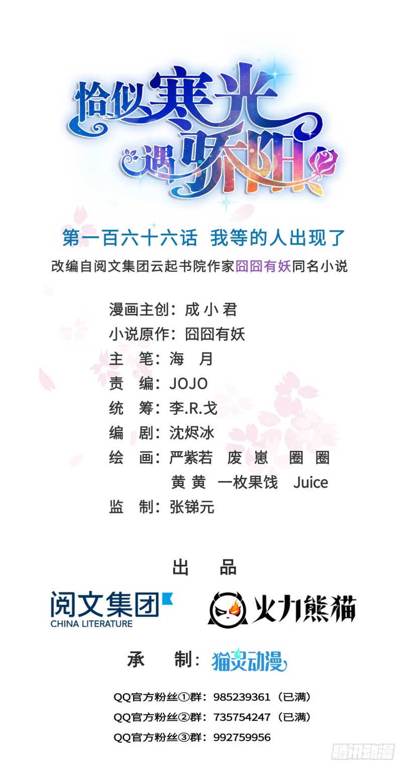 恰似寒光遇骄阳韩漫全集-第一百六十六话 我等的人出现了无删减无遮挡章节图片 