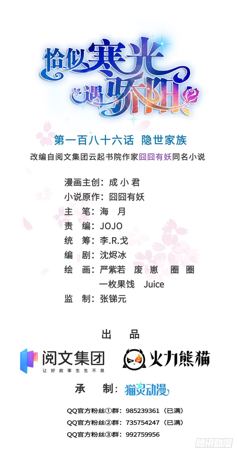恰似寒光遇骄阳韩漫全集-第186话 隐世家族无删减无遮挡章节图片 