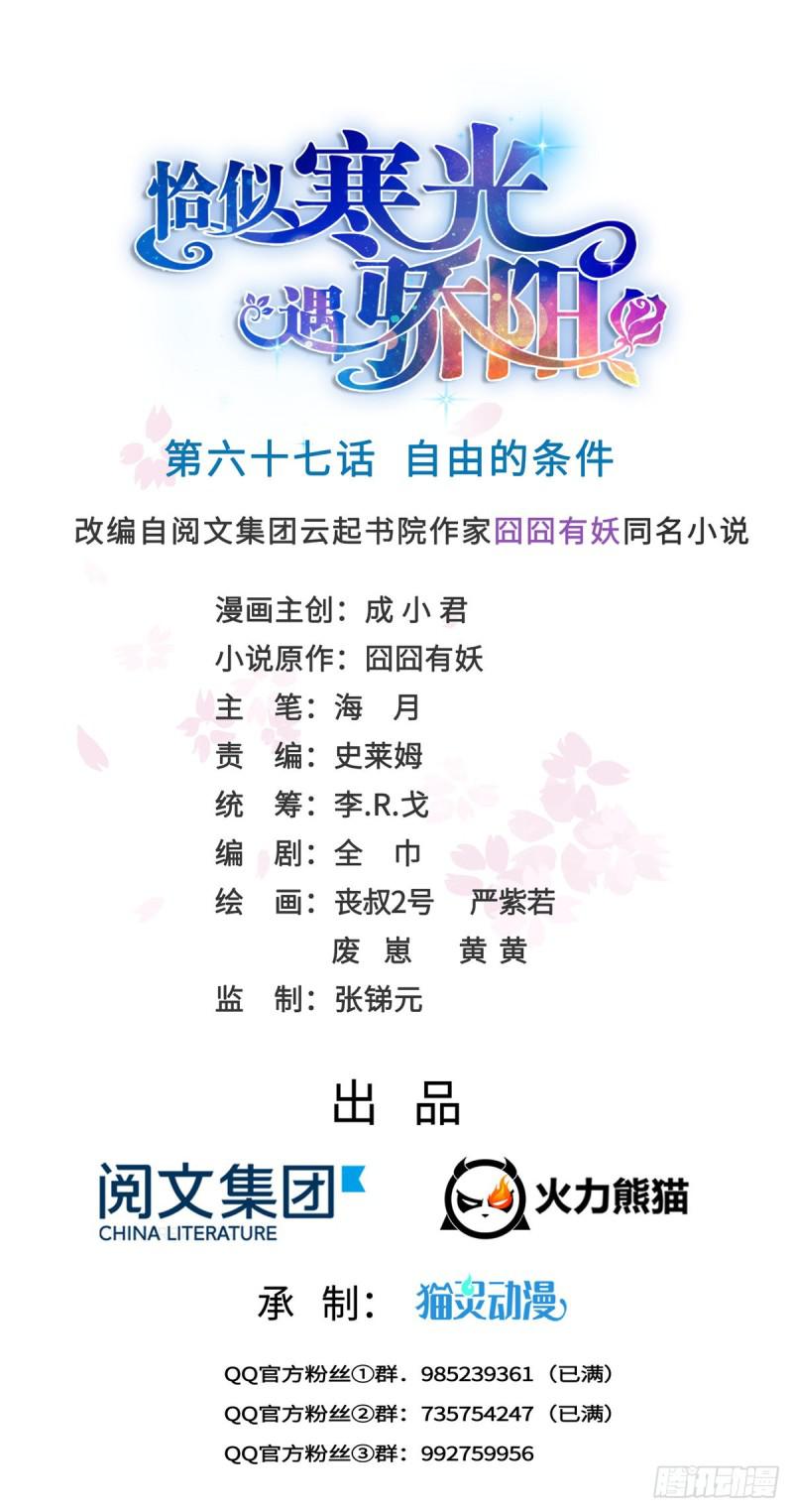 恰似寒光遇骄阳韩漫全集-第六十七话 自由的条件无删减无遮挡章节图片 