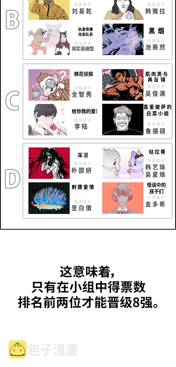 青春白卷韩漫全集-[第334话] 高校漫画第二次16强赛(1)无删减无遮挡章节图片 