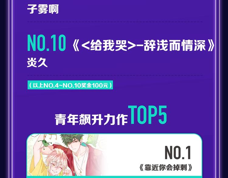 全民打榜韩漫全集-《靠近你会掉刺》青年榜NO.1无删减无遮挡章节图片 