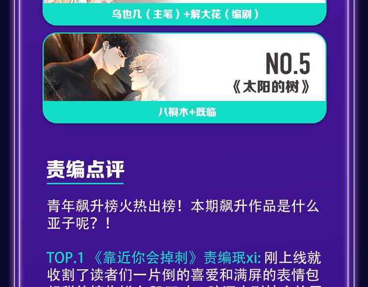 全民打榜韩漫全集-《靠近你会掉刺》青年榜NO.1无删减无遮挡章节图片 