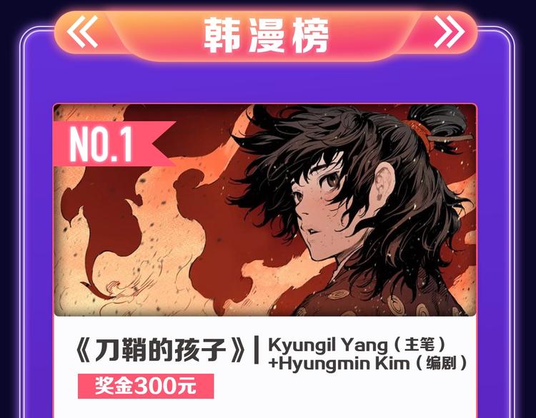 全民打榜韩漫全集-《刀鞘的孩子》荣获三榜冠军！无删减无遮挡章节图片 