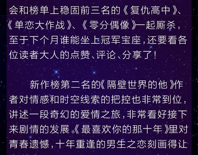 全民打榜韩漫全集-9月作品排行榜无删减无遮挡章节图片 