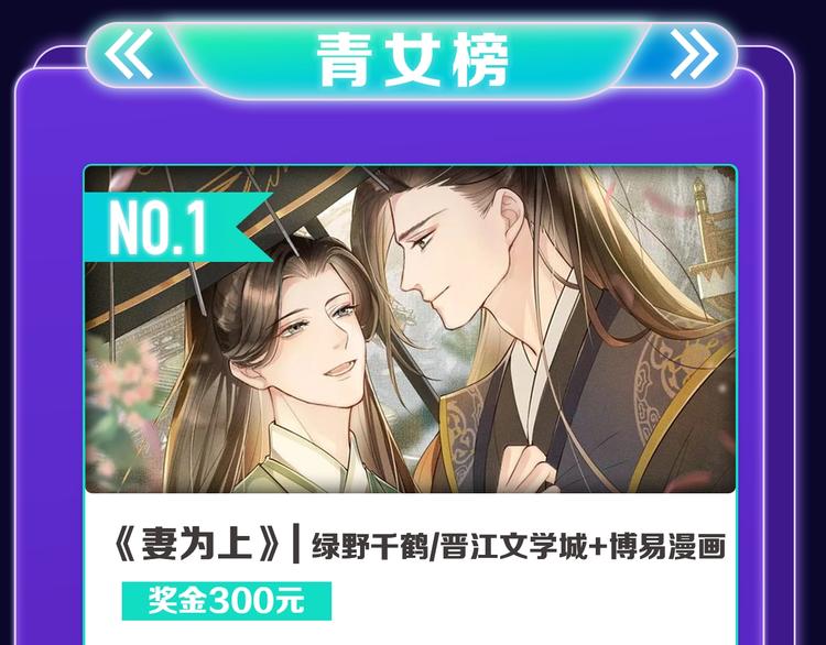 全民打榜韩漫全集-《妻为上》荣获青女榜冠军！无删减无遮挡章节图片 